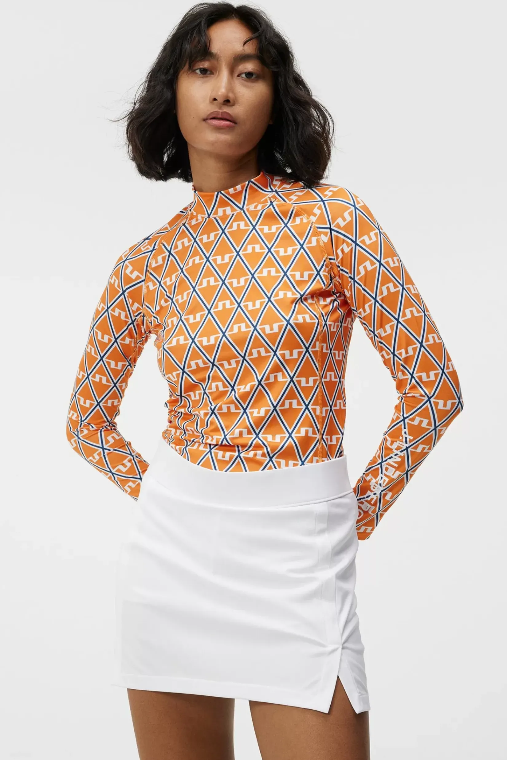 Base og mellomlag|J.Lindeberg Base og mellomlag Asa Print Soft Compression Top