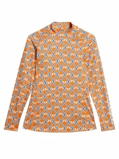 Base og mellomlag|J.Lindeberg Base og mellomlag Asa Print Soft Compression Top