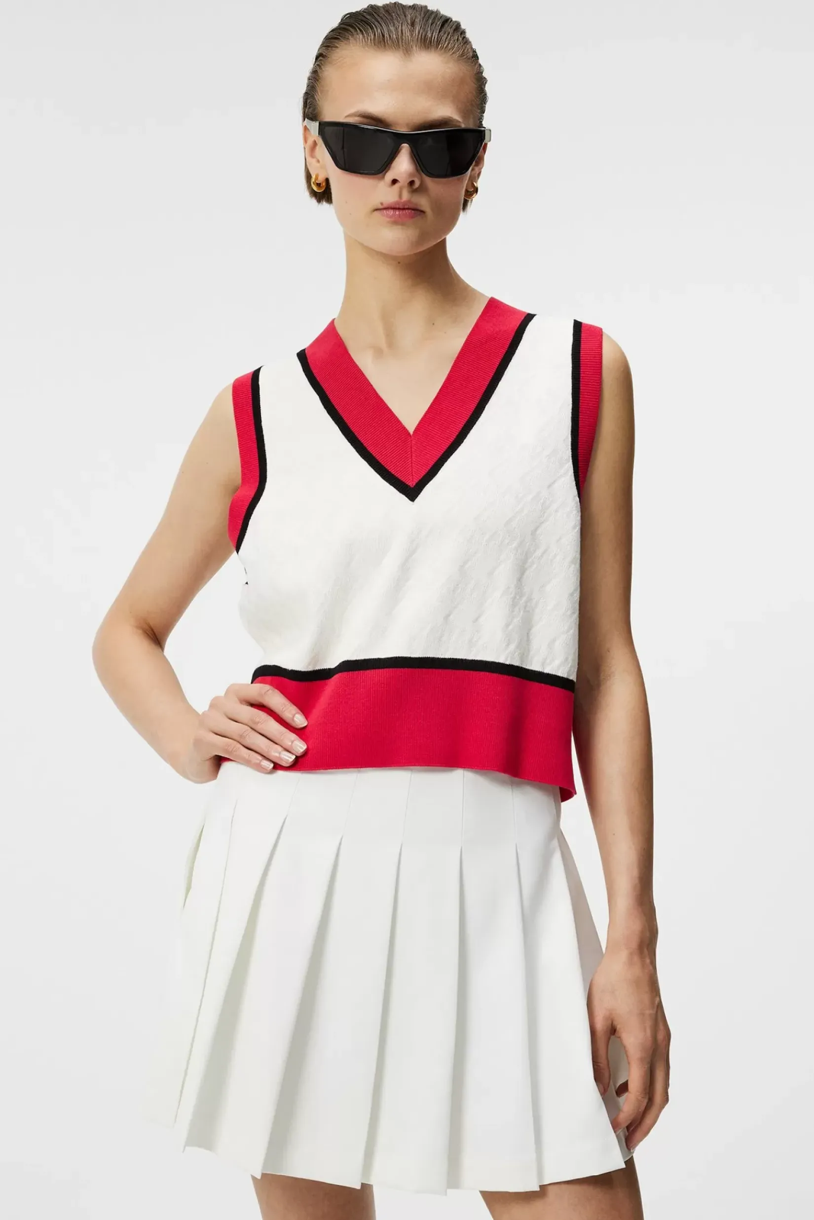 Gilets|Strikkevarer|J.Lindeberg Gilets|Strikkevarer Barbados Knitted Vest