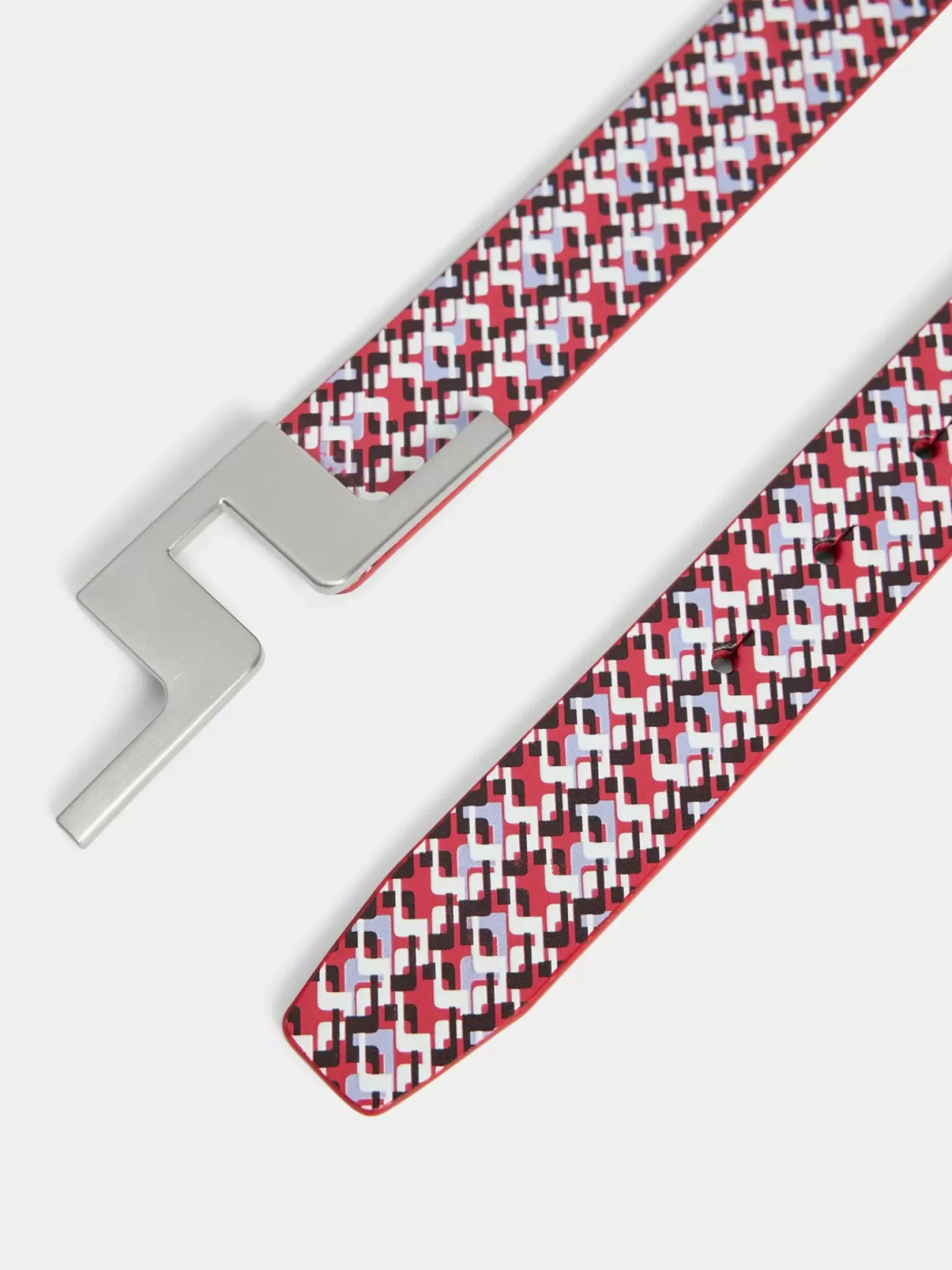 Belter|J.Lindeberg Belter Betsy Printed Leather Belt