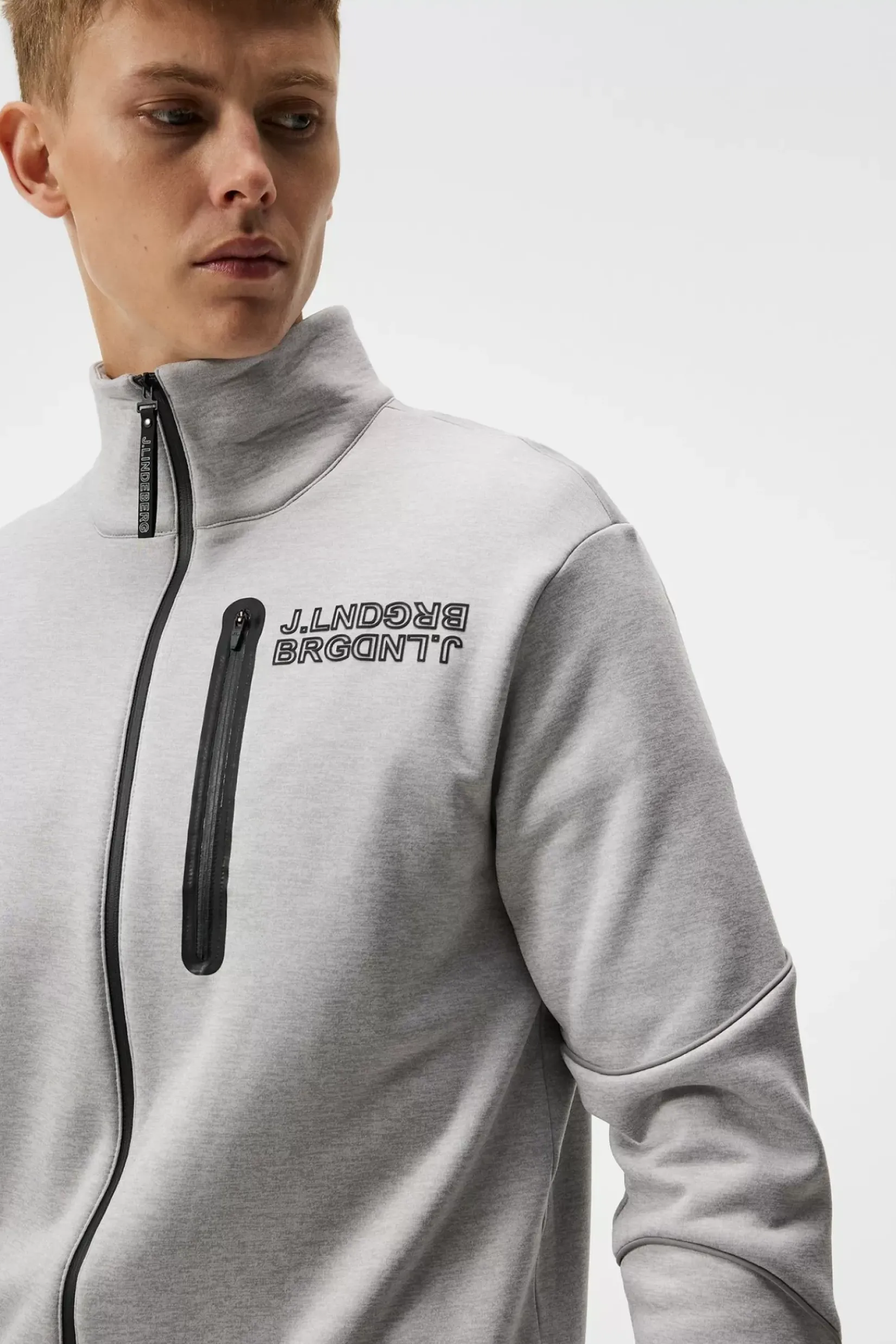 Base og mellomlag|J.Lindeberg Base og mellomlag Brush Full Zip Midlayer