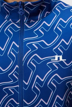 Base og mellomlag|J.Lindeberg Base og mellomlag Callum Print Zip Jacket