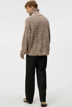 Strikkevarer|J.Lindeberg Strikkevarer Chester Jacquard Quarter Zip