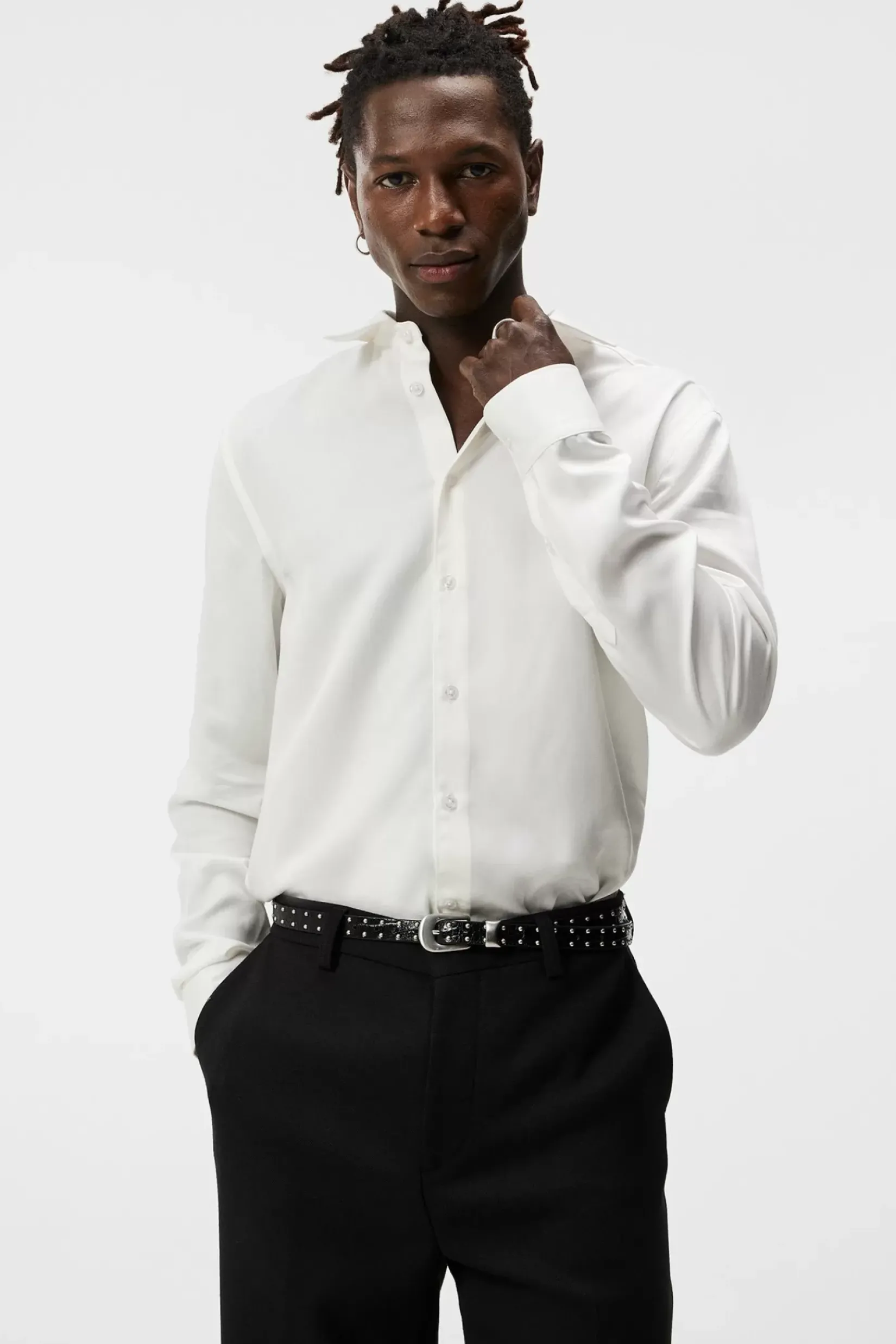 Skjorter|J.Lindeberg Skjorter Comfort Tencel Slim Shirt