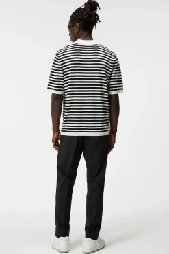 Strikkevarer|Poloskjorter|J.Lindeberg Strikkevarer|Poloskjorter Darrell Stripe Loose Polo