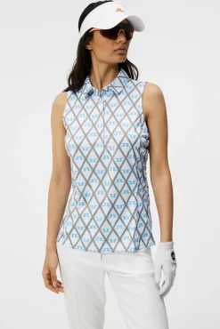 Poloskjorter|J.Lindeberg Poloskjorter Dena Print Sleeveless Top