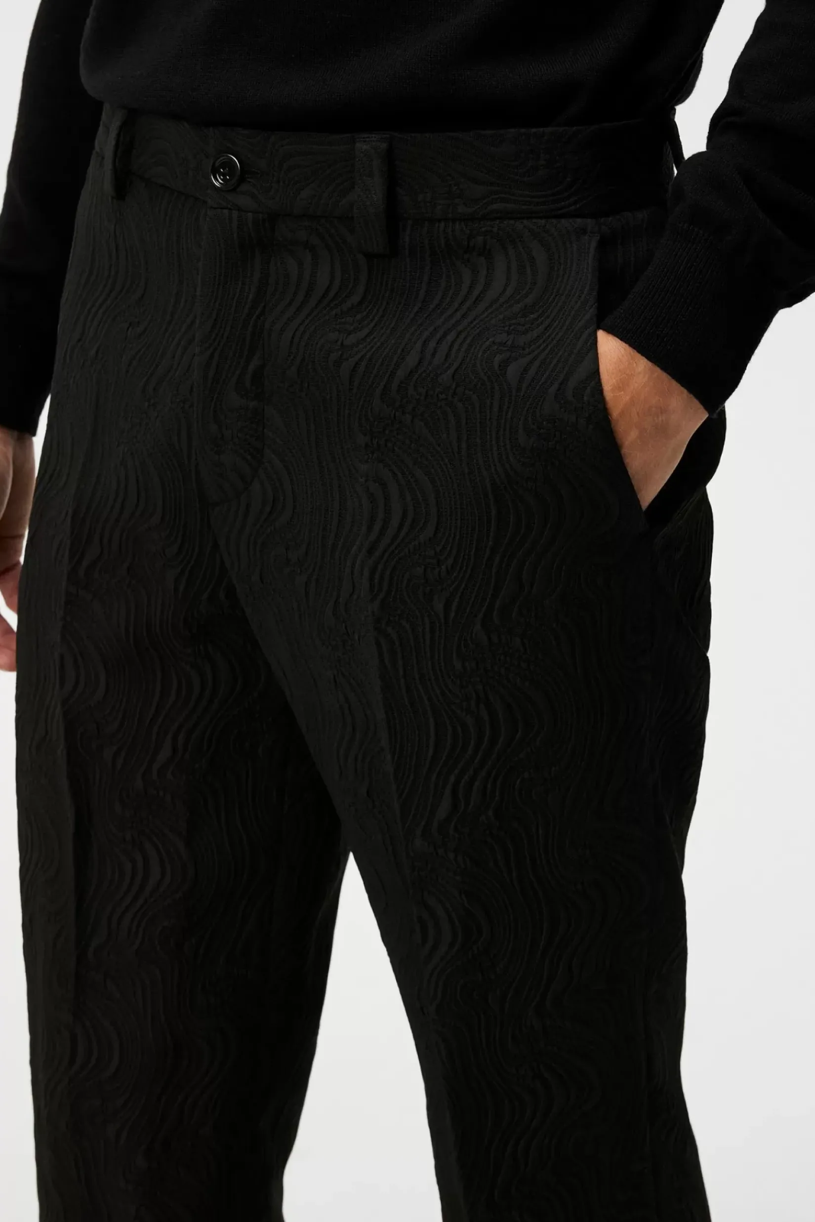 Skreddersydde bukser|Bukse|J.Lindeberg Skreddersydde bukser|Bukse Dropper Jacquard Swirl Pants