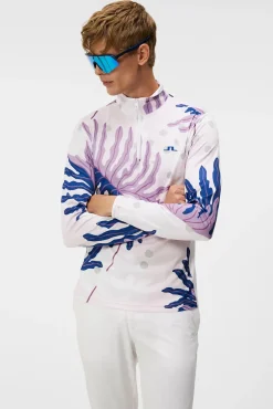 Base og mellomlag|J.Lindeberg Base og mellomlag Emanuel Print Mid Layer