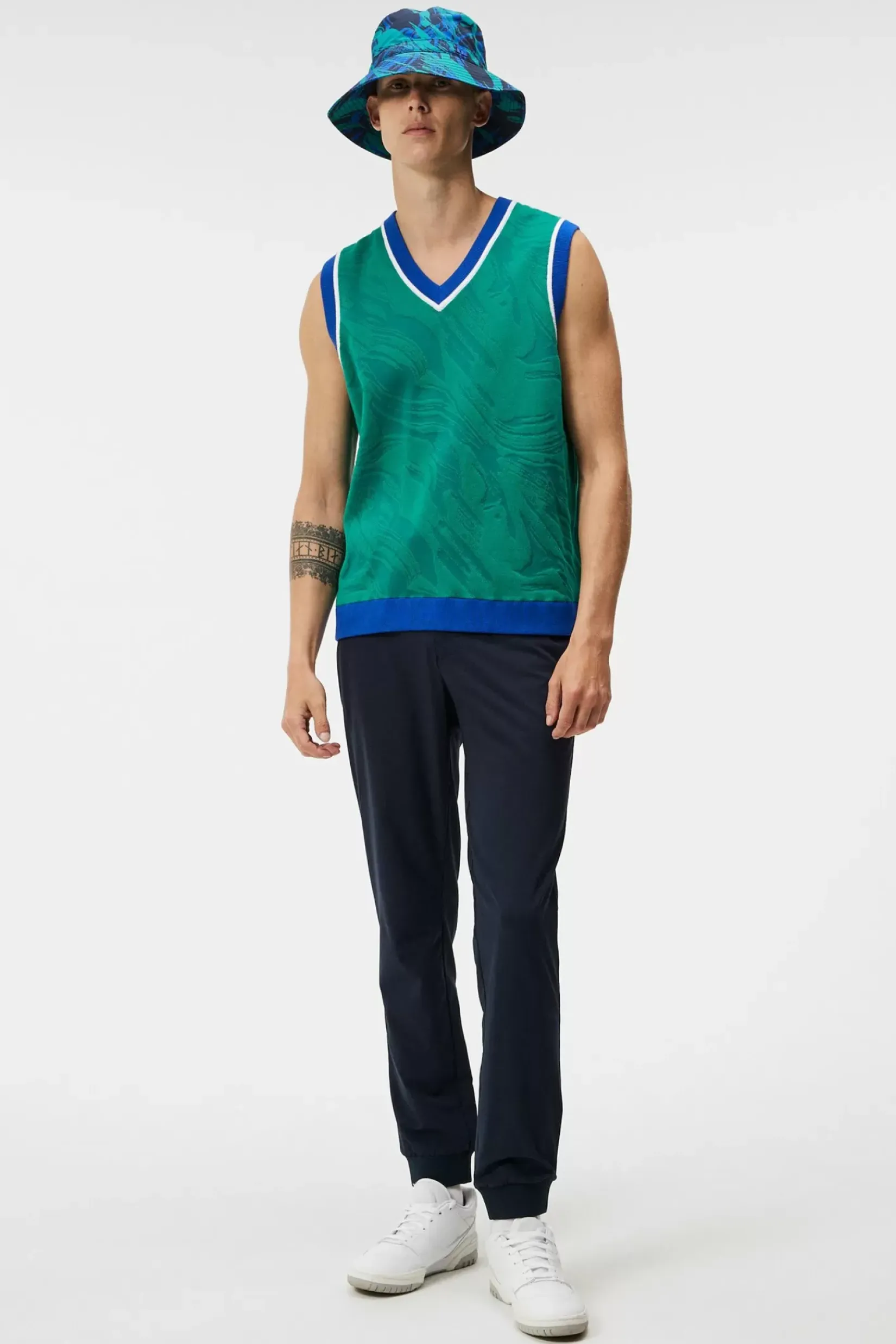 Strikkevarer|J.Lindeberg Strikkevarer Finely Knitted Vest