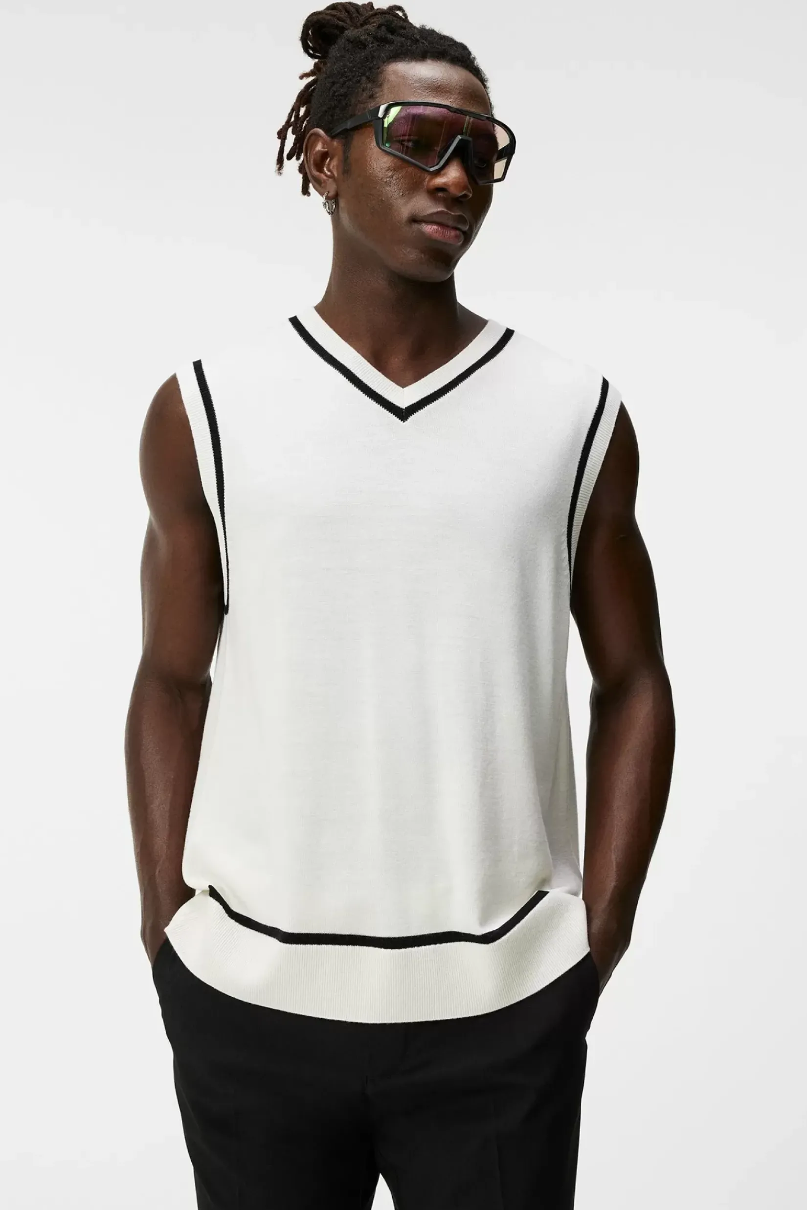 Strikkevarer|J.Lindeberg Strikkevarer Fraser Knitted Vest