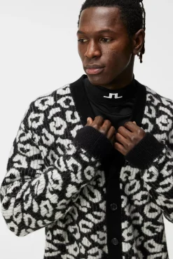 Strikkevarer|J.Lindeberg Strikkevarer Frederic Jacquard Cardigan