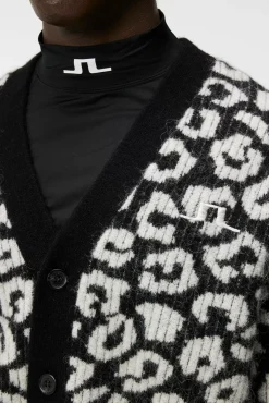 Strikkevarer|J.Lindeberg Strikkevarer Frederic Jacquard Cardigan