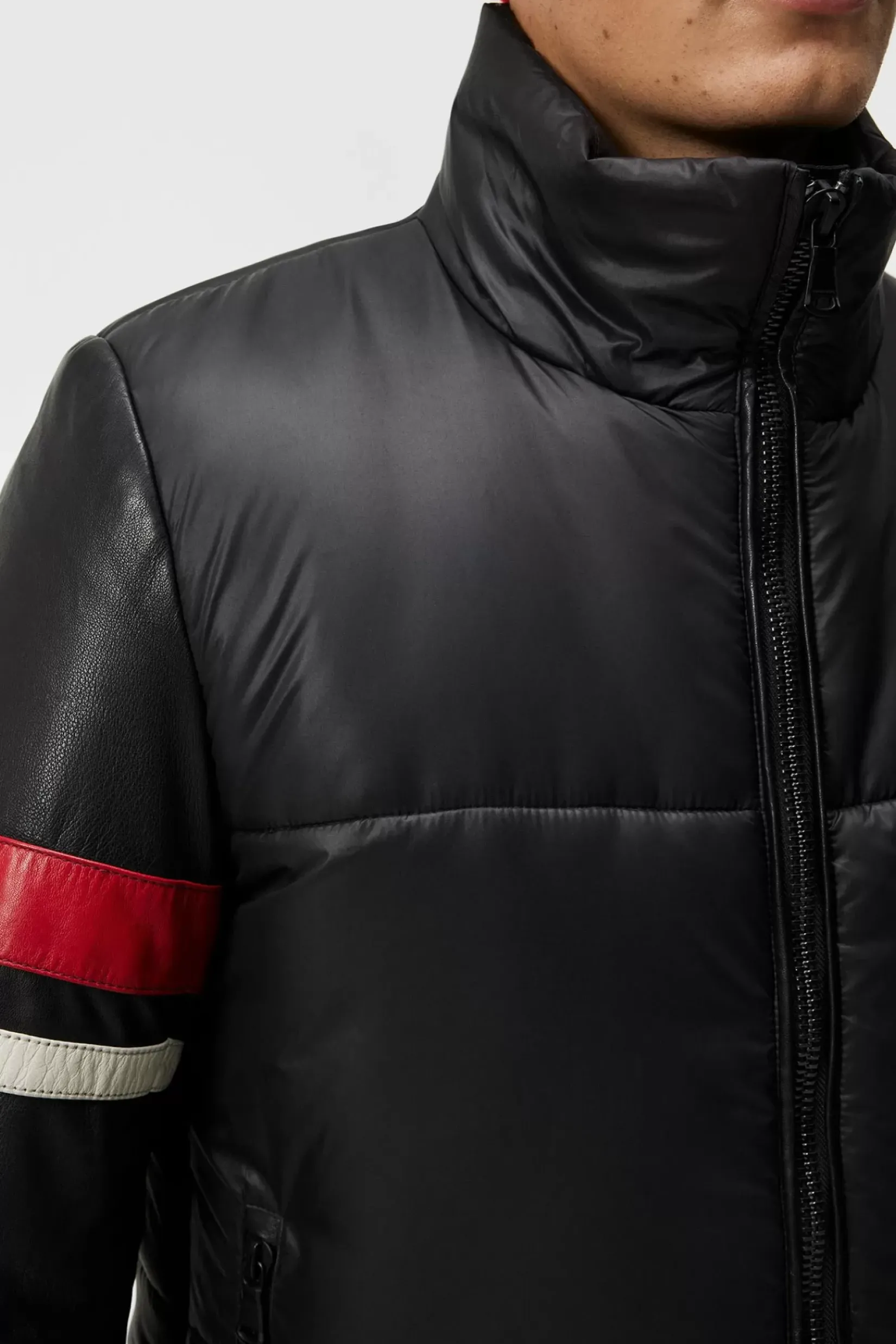 Jakker|J.Lindeberg Jakker Frey Bike Leather Nylon