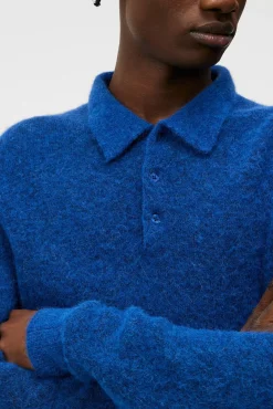 Strikkevarer|J.Lindeberg Strikkevarer Hayden Hairy Polo Knit