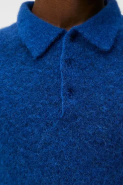 Strikkevarer|J.Lindeberg Strikkevarer Hayden Hairy Polo Knit