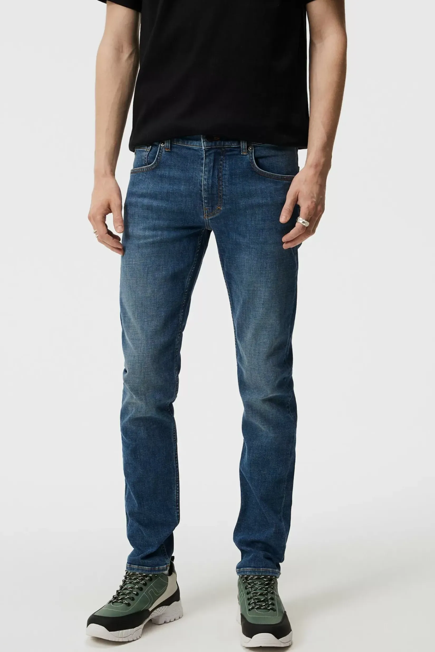 Jeans|J.Lindeberg Jeans Jay Active Mid Indigo Jeans