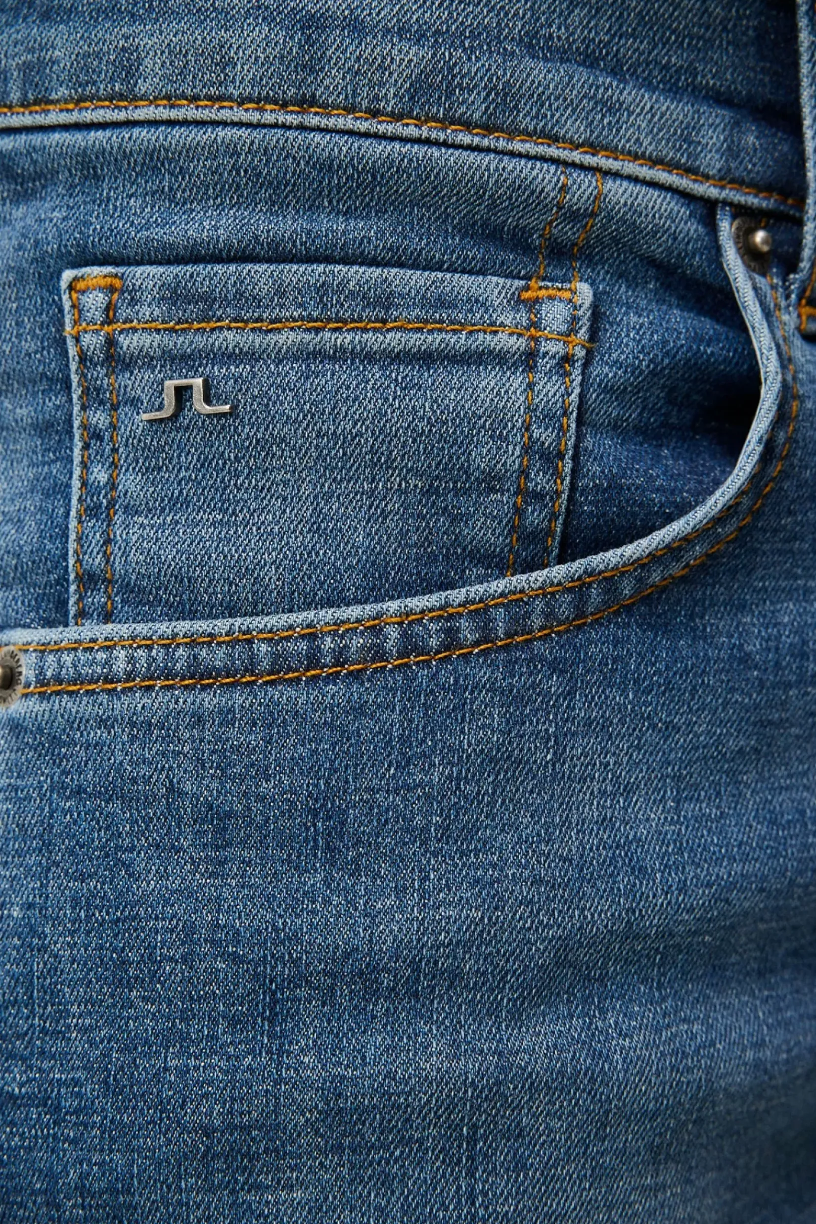 Jeans|J.Lindeberg Jeans Jay Active Mid Indigo Jeans