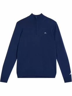 Strikkevarer|J.Lindeberg Strikkevarer Kian Zipped Sweater