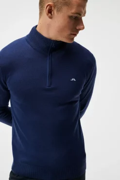 Strikkevarer|J.Lindeberg Strikkevarer Kian Zipped Sweater