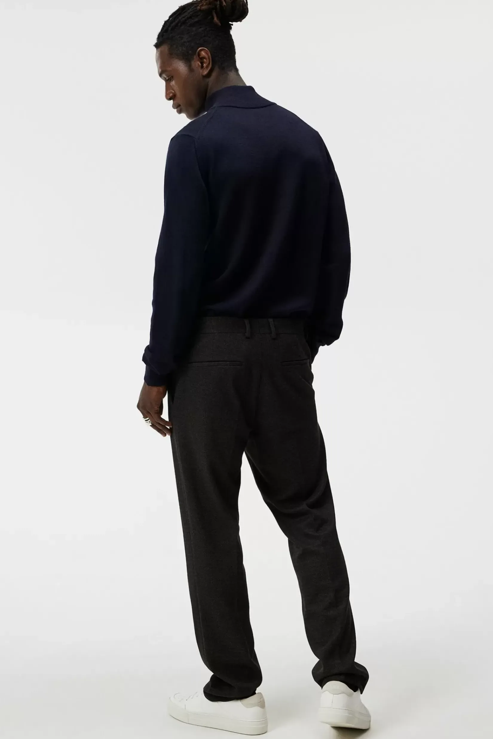 Strikkevarer|J.Lindeberg Strikkevarer Kiyan Quarter Zip Sweater