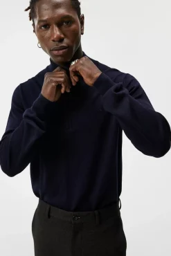 Strikkevarer|J.Lindeberg Strikkevarer Kiyan Quarter Zip Sweater