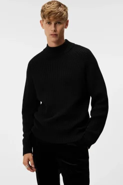Strikkevarer|J.Lindeberg Strikkevarer Kylan Mock Neck Sweater