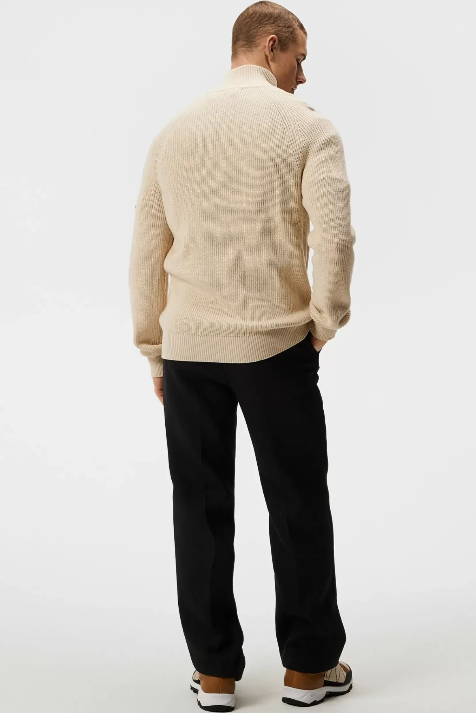 Strikkevarer|J.Lindeberg Strikkevarer Kyler Wool Blend Zip