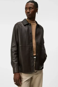Overskjorter|Jakker|Skjorter|J.Lindeberg Overskjorter|Jakker|Skjorter Landon Leather Overshirt