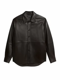 Overskjorter|Jakker|Skjorter|J.Lindeberg Overskjorter|Jakker|Skjorter Landon Leather Overshirt