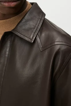 Overskjorter|Jakker|Skjorter|J.Lindeberg Overskjorter|Jakker|Skjorter Landon Leather Overshirt