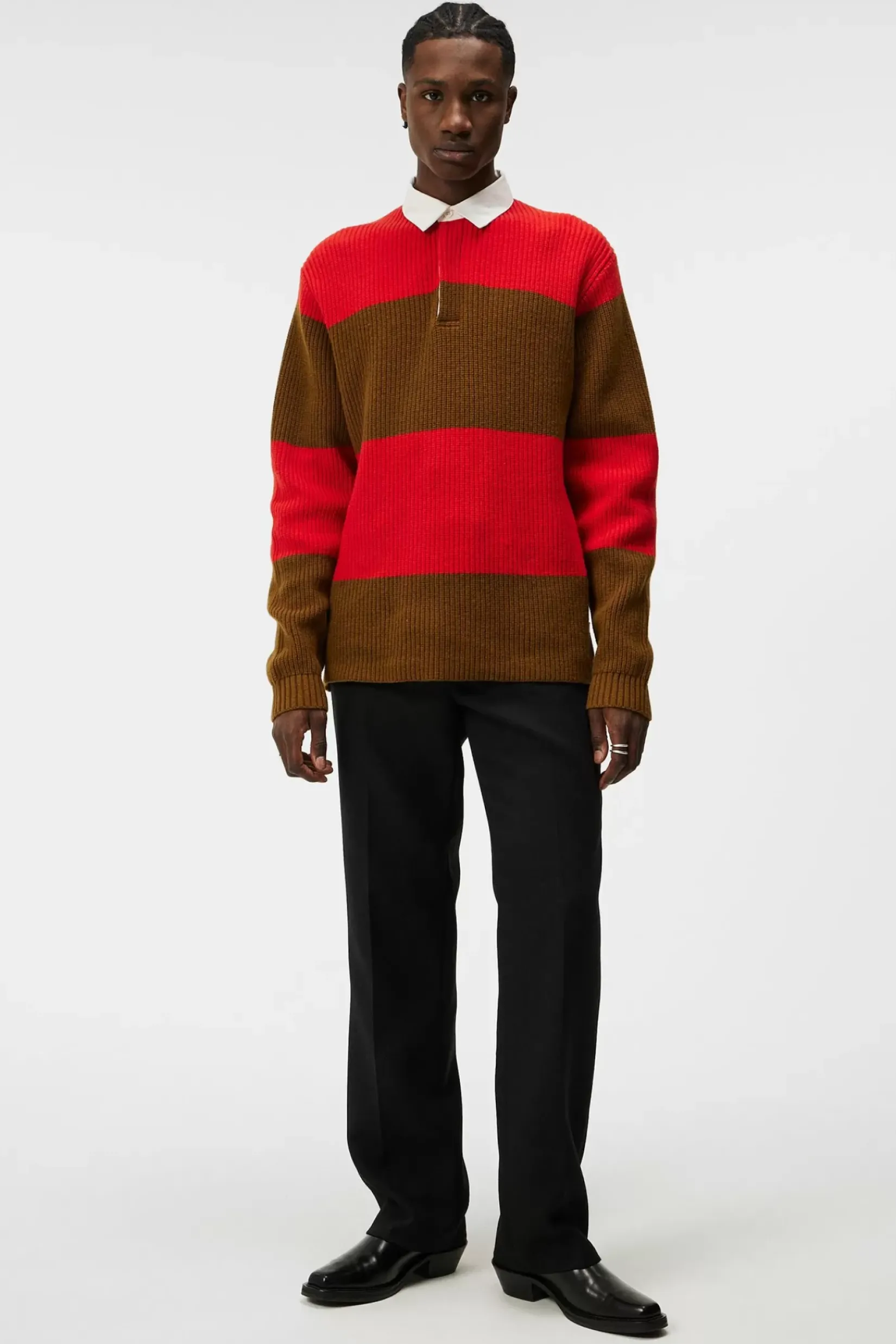 Strikkevarer|J.Lindeberg Strikkevarer Larkspur Rugby Knit