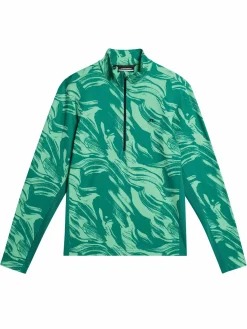 Base og mellomlag|J.Lindeberg Base og mellomlag Luke Print Half Zip Mid Layer