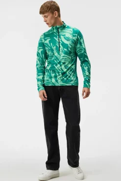 Base og mellomlag|J.Lindeberg Base og mellomlag Luke Print Half Zip Mid Layer