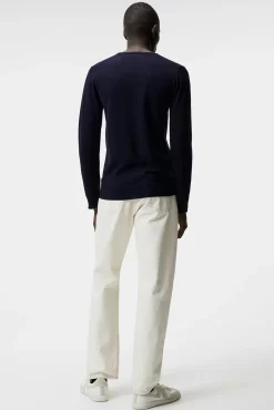 Strikkevarer|J.Lindeberg Strikkevarer Lymann Merino V-Neck Sweater