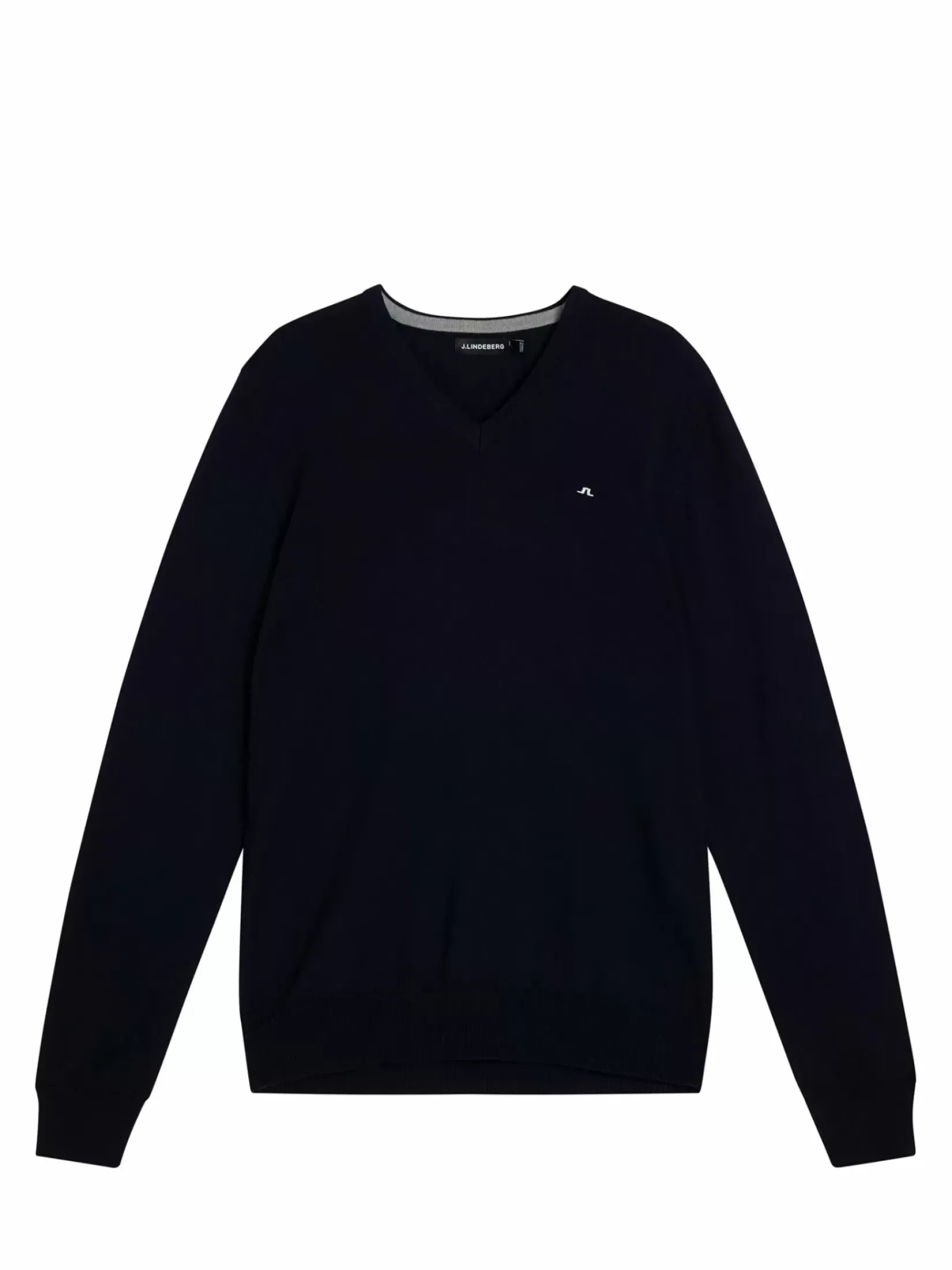 Strikkevarer|J.Lindeberg Strikkevarer Lymann Merino V-Neck Sweater