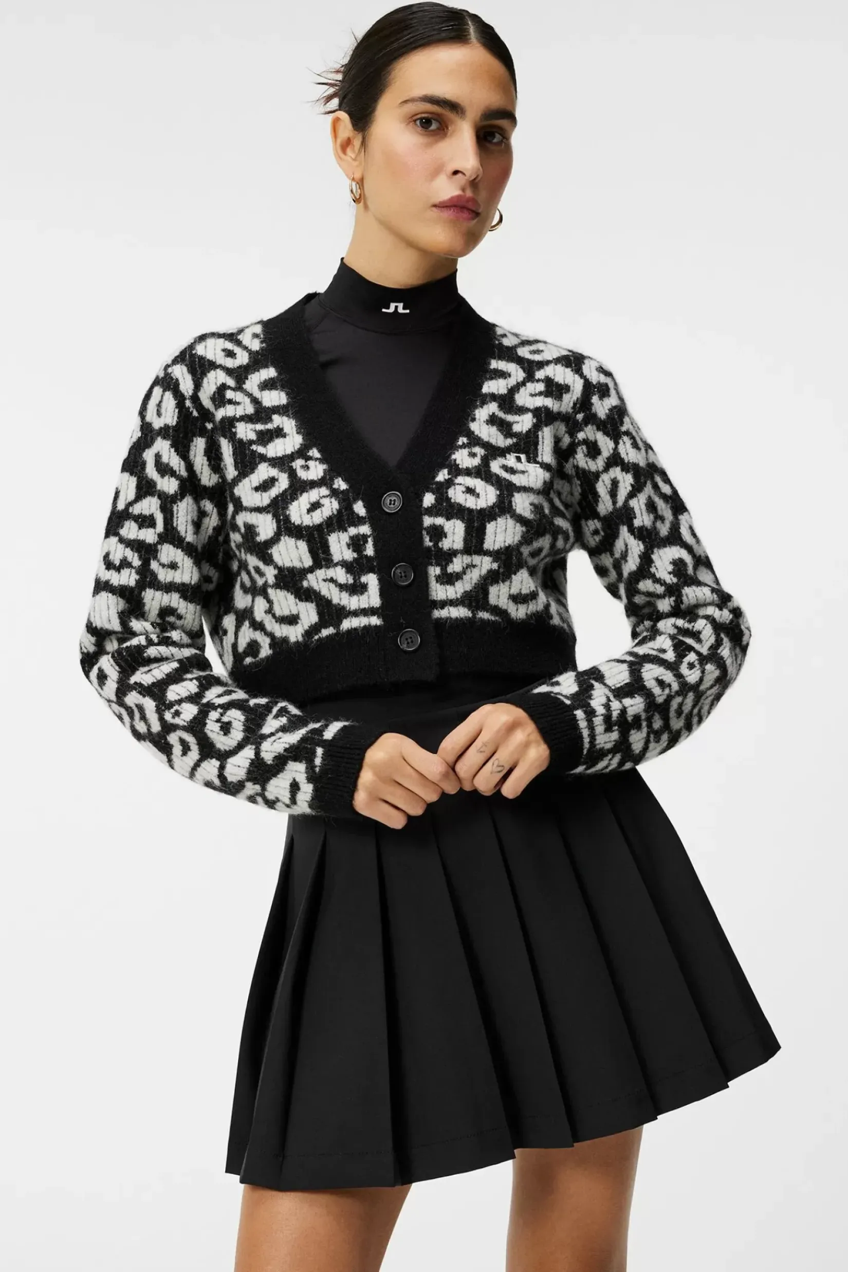 Strikkevarer|J.Lindeberg Strikkevarer Mallory Cropped Cardigan