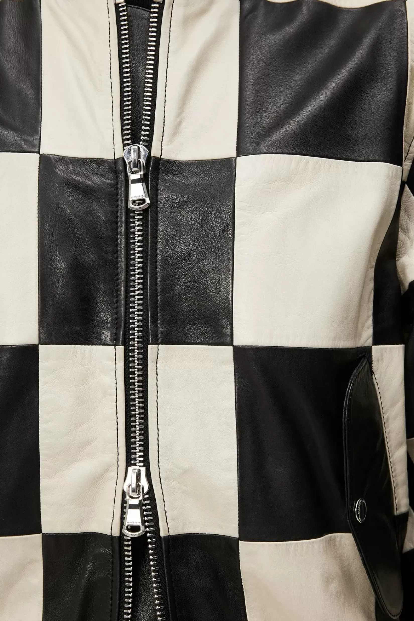 Jakker|J.Lindeberg Jakker Milan Patchwork Leather Jacket