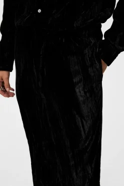 Bukse|J.Lindeberg Bukse Noah Wide Velvet Pants