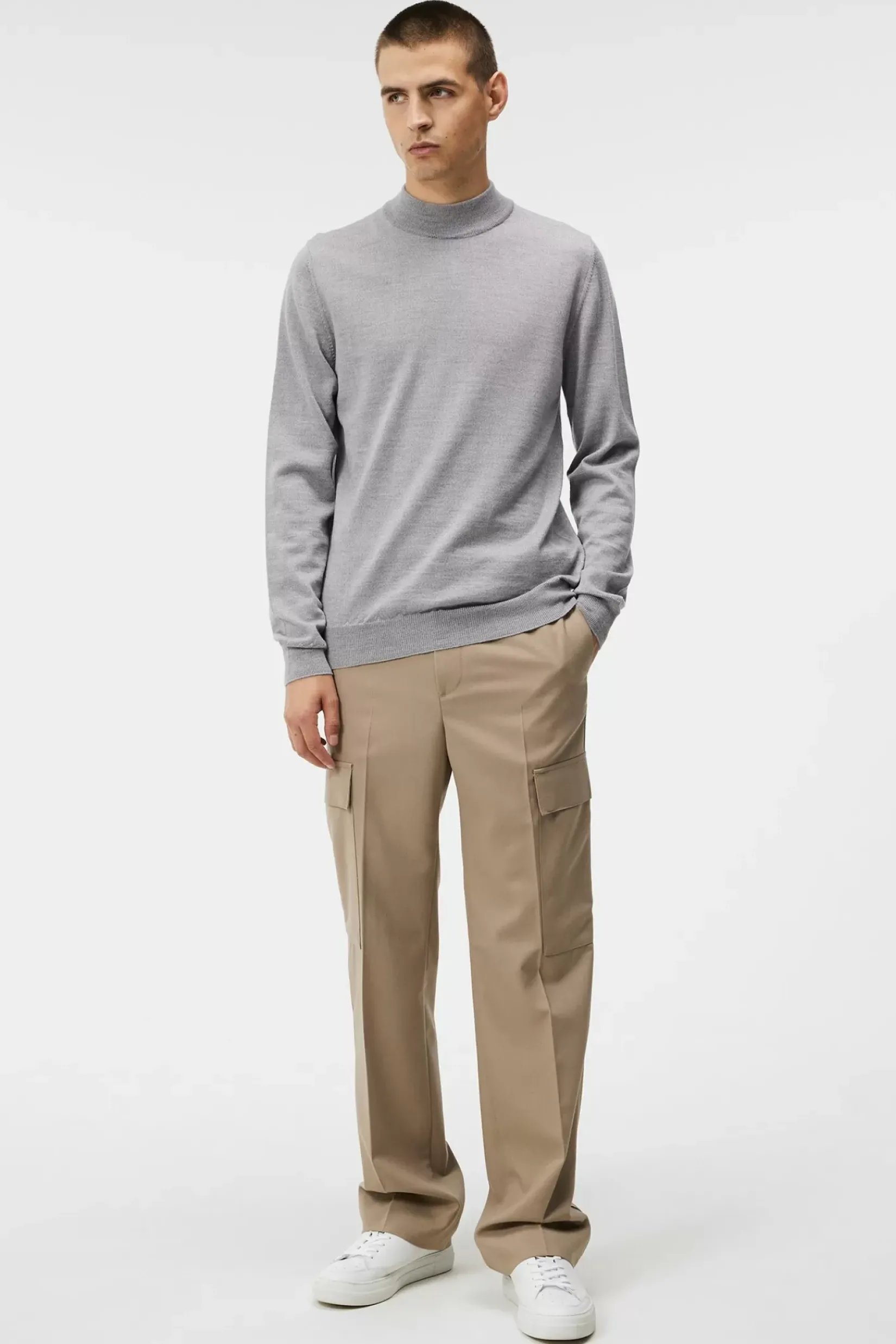 Strikkevarer|J.Lindeberg Strikkevarer Norman Merino Turtle Neck