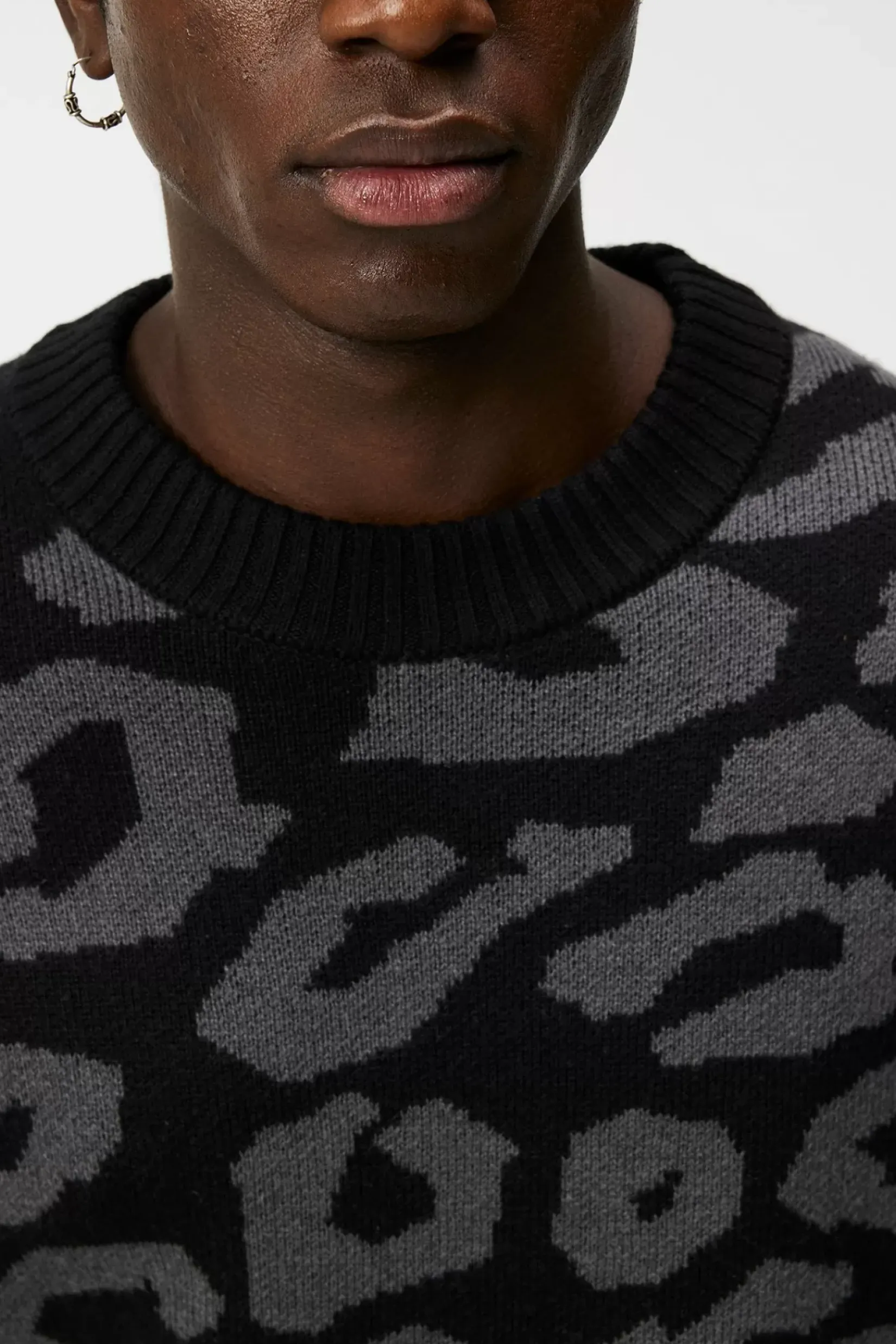 Strikkevarer|J.Lindeberg Strikkevarer Olive Crew Neck Knit