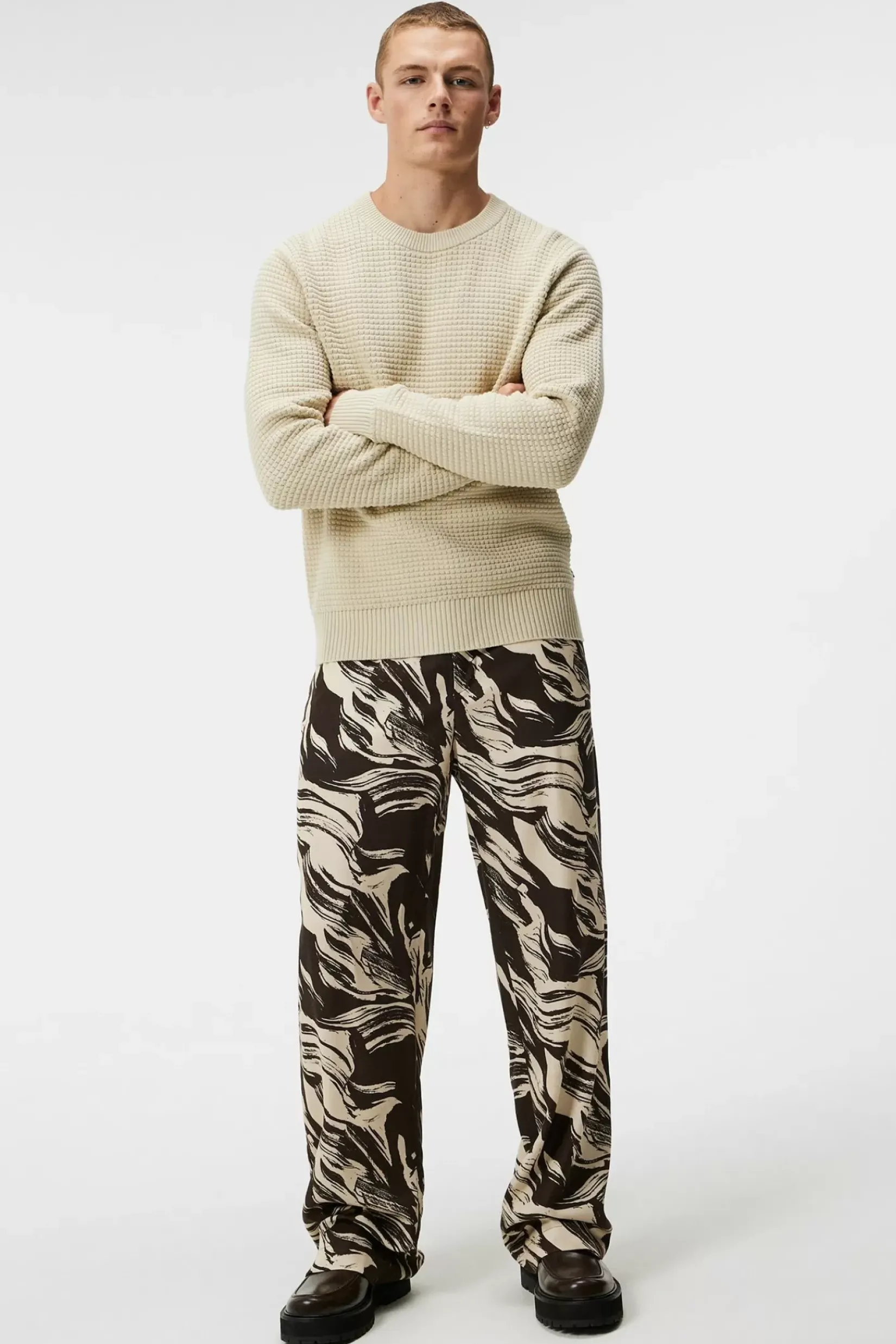 Strikkevarer|J.Lindeberg Strikkevarer Oliver Structure Sweater