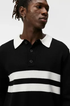 Strikkevarer|J.Lindeberg Strikkevarer Patrik Rugby Knit