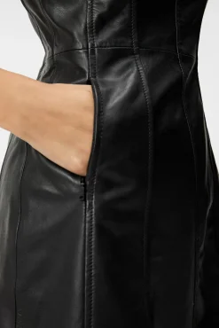 Kjoler|J.Lindeberg Kjoler Ruby Leather Dress