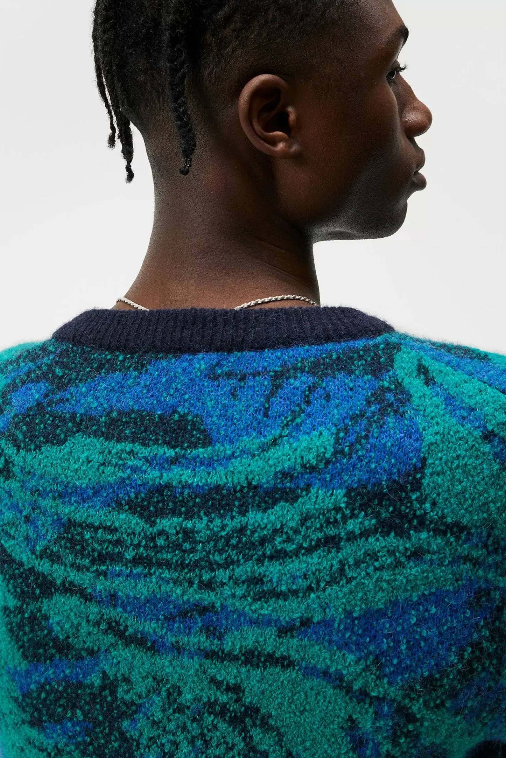 Strikkevarer|J.Lindeberg Strikkevarer Trestle Jacquard V-Neck