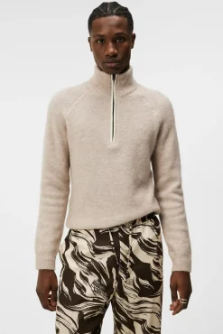 Strikkevarer|J.Lindeberg Strikkevarer Wilton Half Zip Sweater