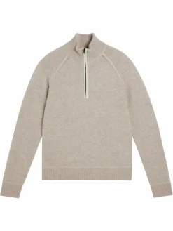Strikkevarer|J.Lindeberg Strikkevarer Wilton Half Zip Sweater