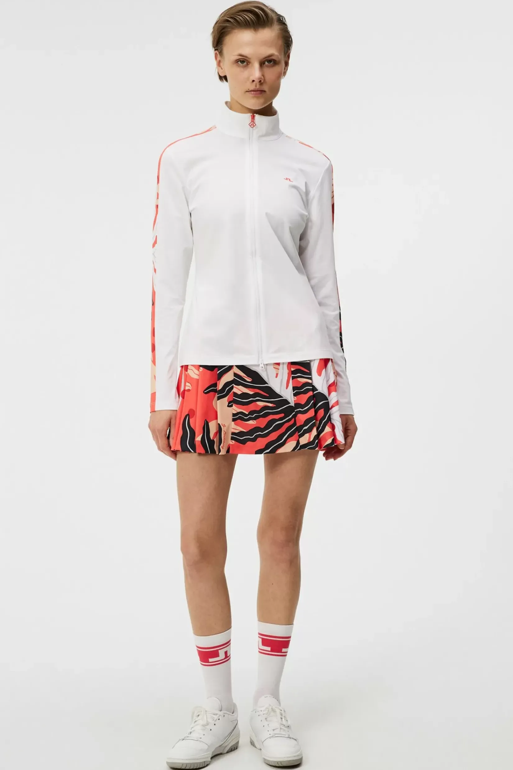 Base og mellomlag|J.Lindeberg Base og mellomlag Winona Print Mid Layer