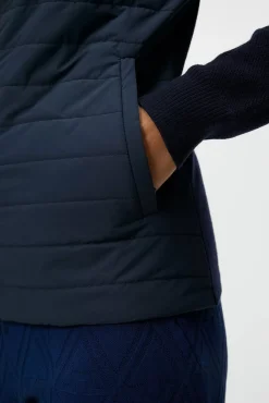 Jakker|Strikkevarer|J.Lindeberg Jakker|Strikkevarer Wren Knitted Hybrid Jacket