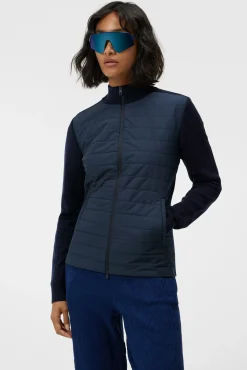 Strikkevarer|J.Lindeberg Strikkevarer Wren Knitted Hybrid Jacket